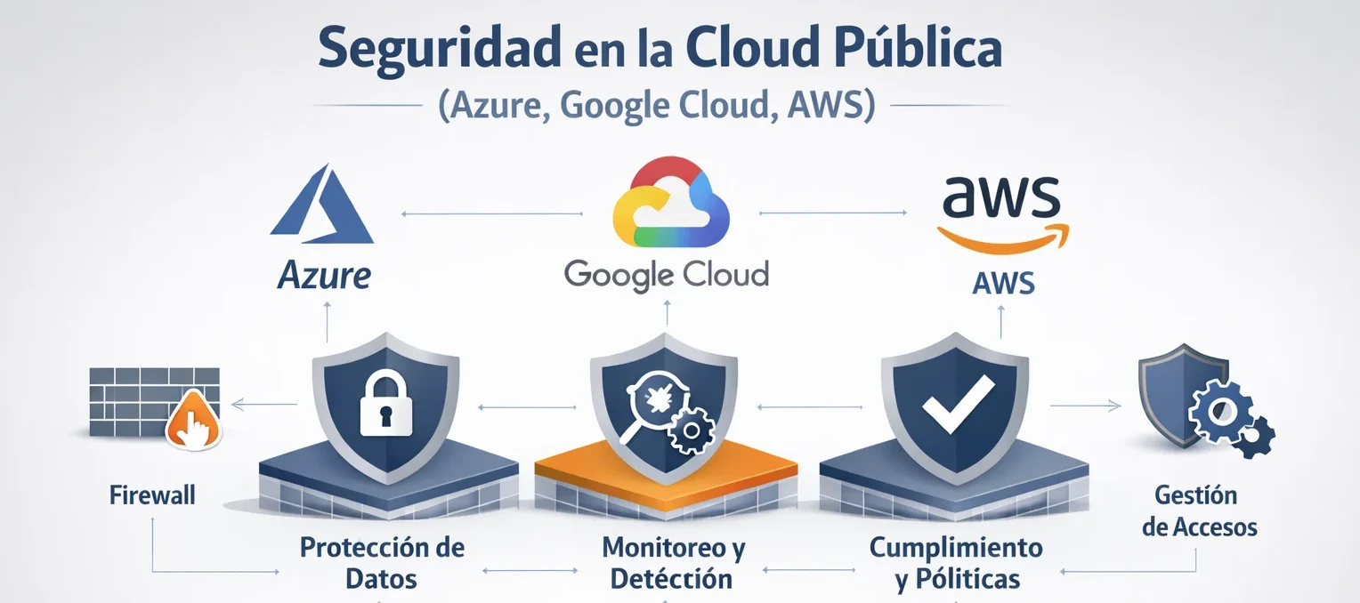 Seguridad en la Cloud Pública (Azure, Google Cloud, AWS)